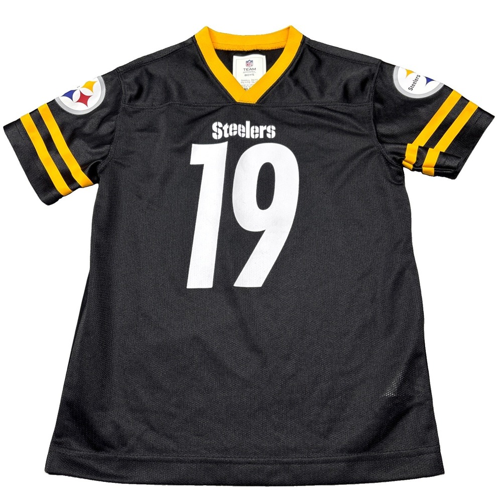 NFL Team Apparel Pittsburgh Steelers Jersey Youth Small Blk Juju Smith-Schuster